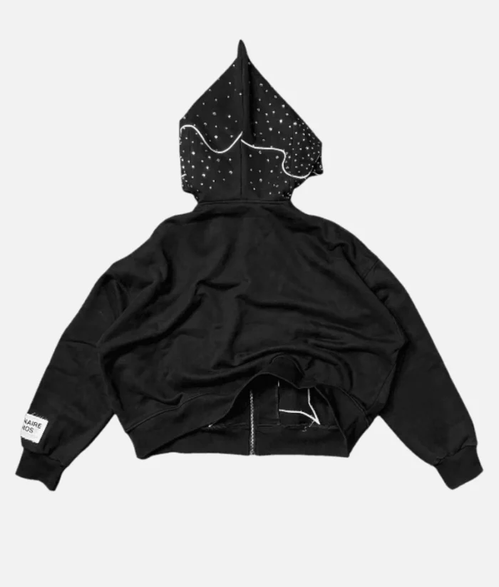 Billionaire Studios Bluto Mountain Zip Hoodie Black (1)