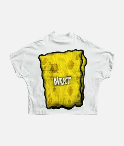 Billionaire Studios Mrkt Cheese Logo Tee White (2)