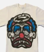 Billionaire Studios Sad Jocker Face Blue Logo Tee Cream (1)