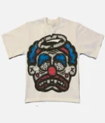 Billionaire Studios Sad Jocker Face Blue Logo Tee Cream (2)