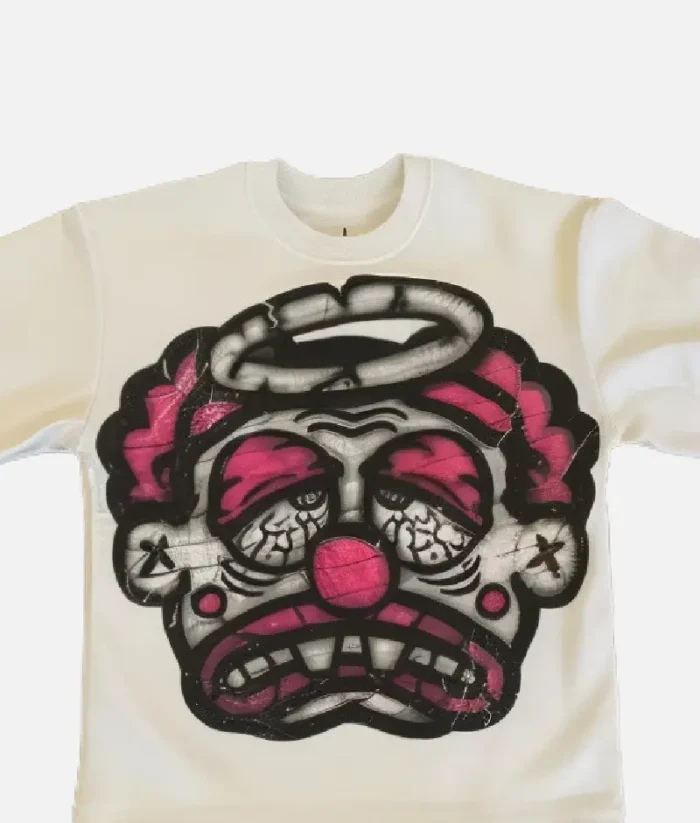 Billionaire Studios Sad Jocker Face Tee White (2)