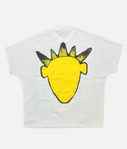 Billionaire Studios Yellow Logo Tee White (2)