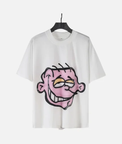 Billionaire Studios New Fashion Head Printed Tee Off White (1)