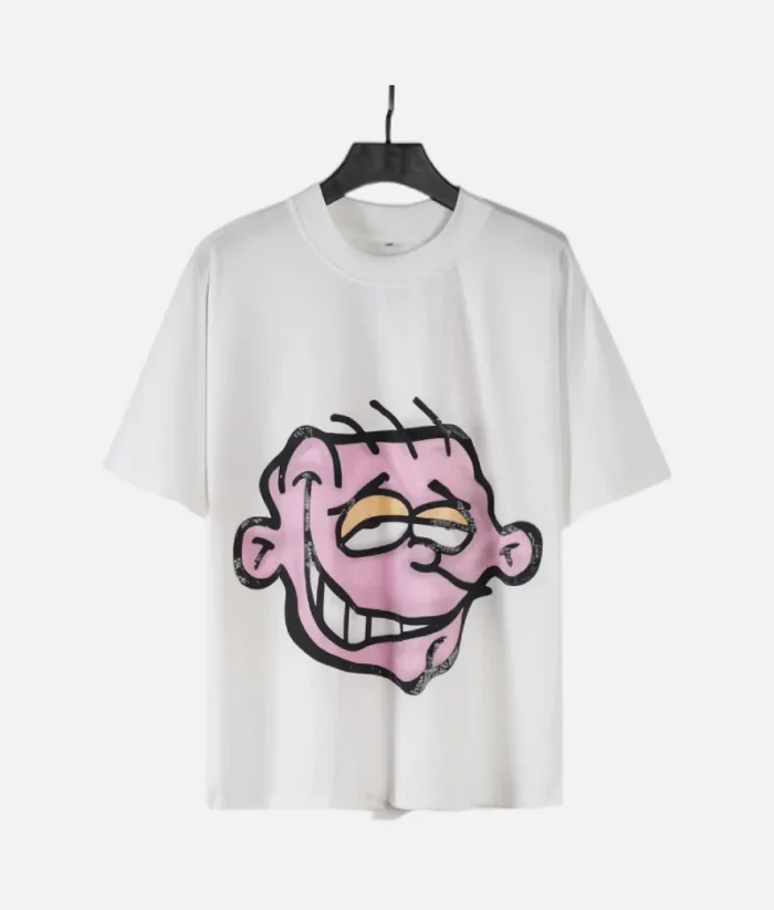 Billionaire Studios New Fashion Head Printed Tee Off White (1)