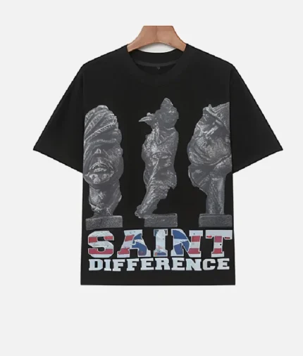 Billionaire Studios Saint Difference Tee Black (2)